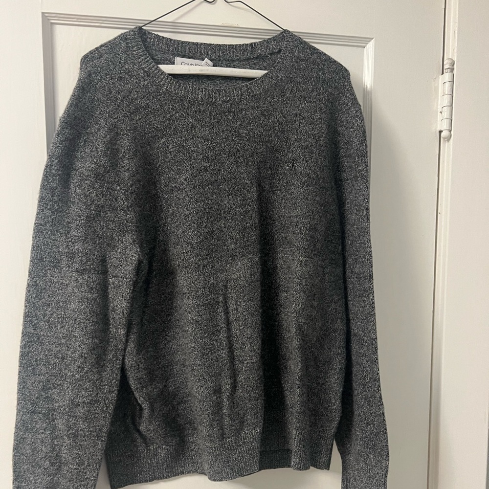 Calvin Klein Gray Crewneck Sweater